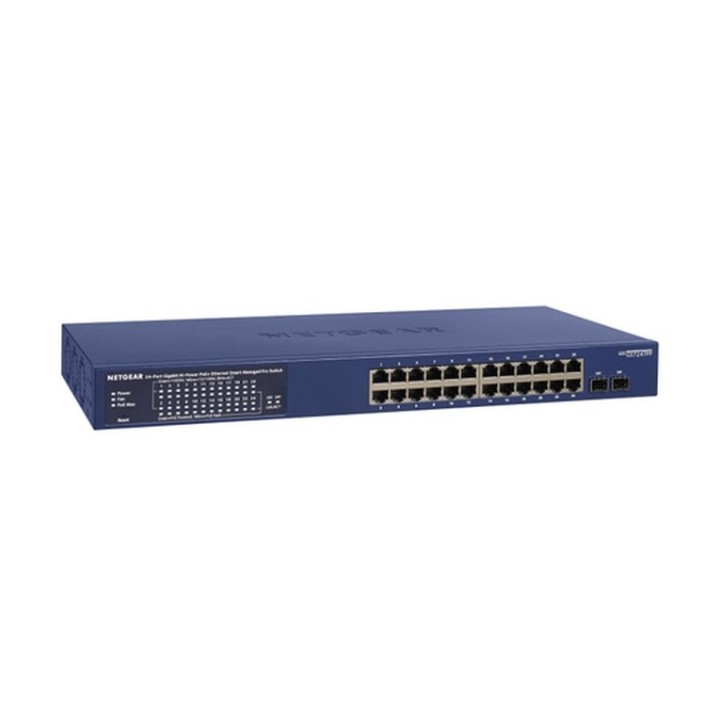 NETGEAR Smart GS724TP - Switch - L3 Lite - intelligente - 24 x 10/100/1000 (PoE+ (GS724TP-300EUS)