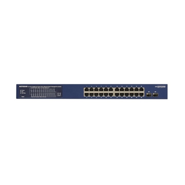 NETGEAR Smart GS724TP - Switch - L3 Lite - intelligente - 24 x 10/100/1000 (PoE+ (GS724TP-300EUS)