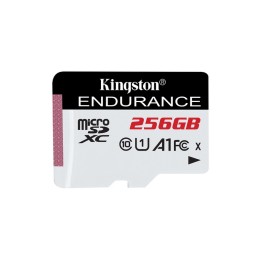 Kingston High Endurance - Scheda di memoria flash - 256 GB - A1 / UHS-I U1 / Cla (SDCE/256GB)
