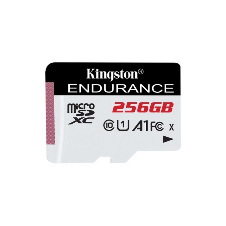 Kingston High Endurance - Scheda di memoria flash - 256 GB - A1 / UHS-I U1 / Cla (SDCE/256GB)