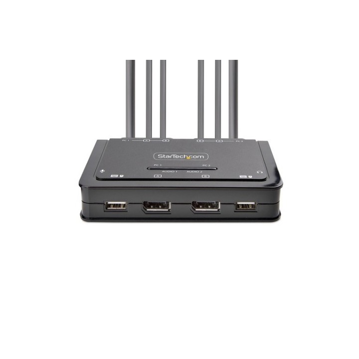 Startech KVM Switch DisplayPort a 2 porte per doppio monitor DP 4K - Switch KVM