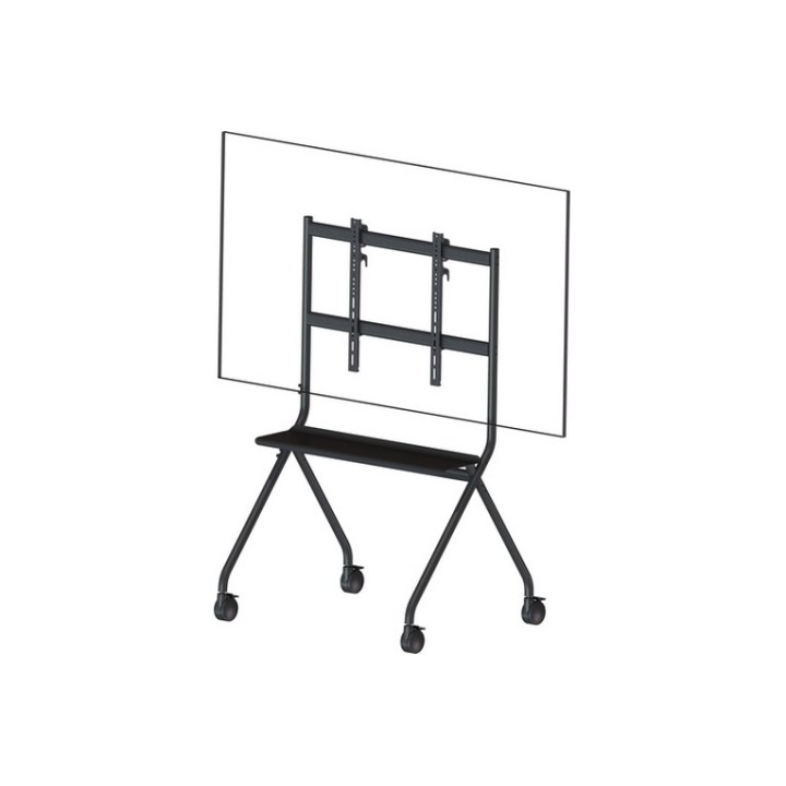 Vision VFM-F12 - Carrello - per display LCD - stile cavalletto - acciaio - nero