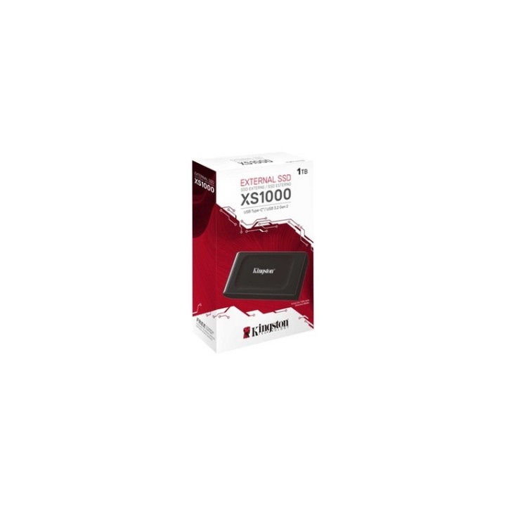Kingston XS1000 - SSD - 1 TB - esterno (portatile) - USB 3.2 Gen 2 (USB-C connet (SXS1000/1000G)