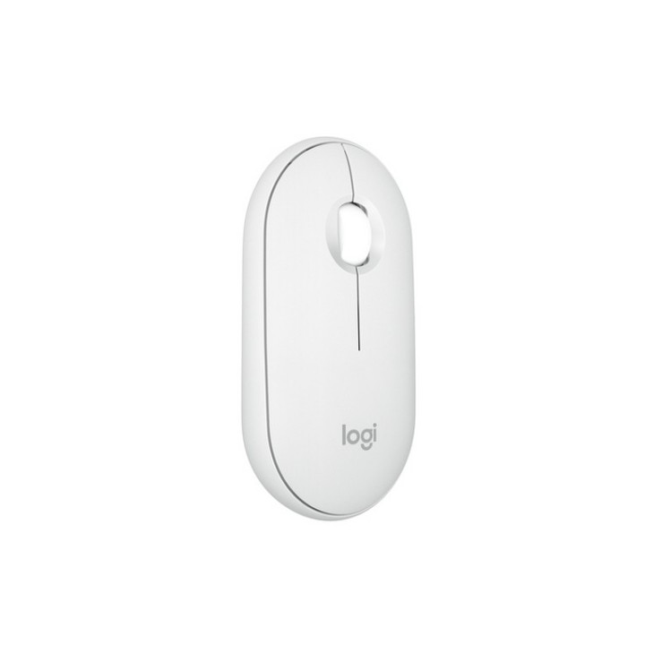 Logitech Pebble Mouse 2 M350s - Mouse - ottica - 3 pulsanti - senza fili - Bluet