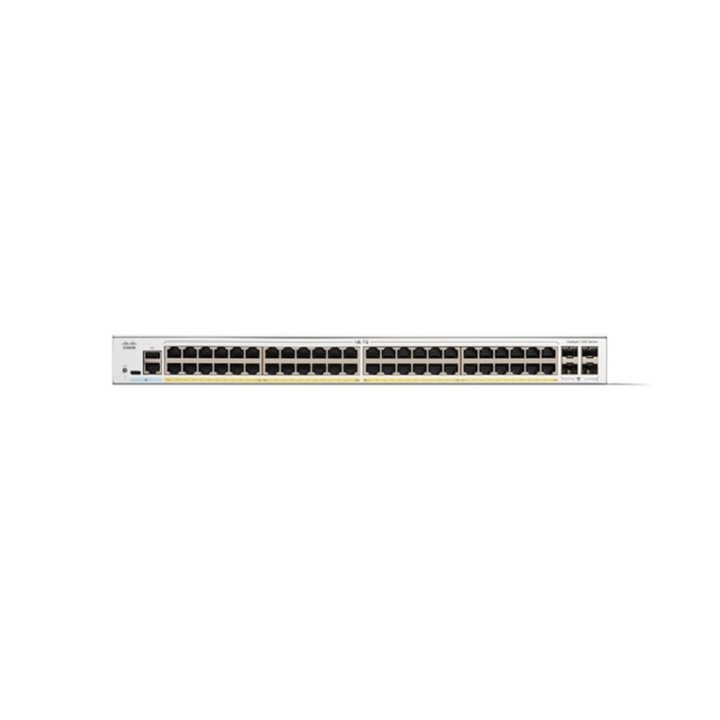 Cisco Catalyst 1200-48P-4G - Switch - L3 - intelligente - 48 x 10/100/1000 (PoE+