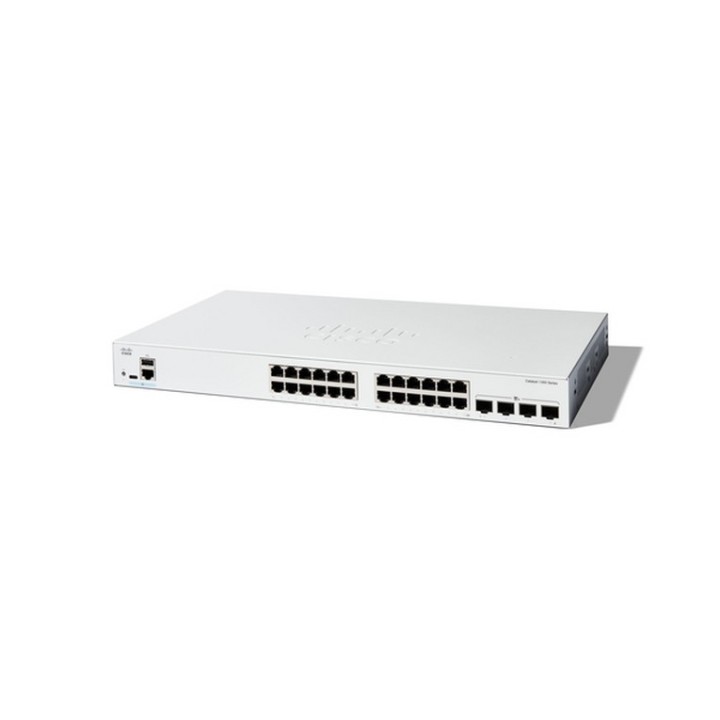Cisco Catalyst 1300-24T-4X - Switch - L3 - gestito - 24 x 10/100/1000Base-T + 4 (C1300-24T-4X)