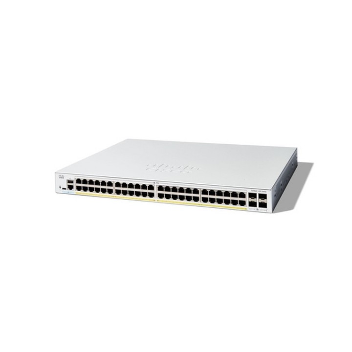 Cisco Catalyst 1200-48P-4X - Switch - L3 - intelligente - 48 x 10/100/1000 (PoE+ (C1200-48P-4X)
