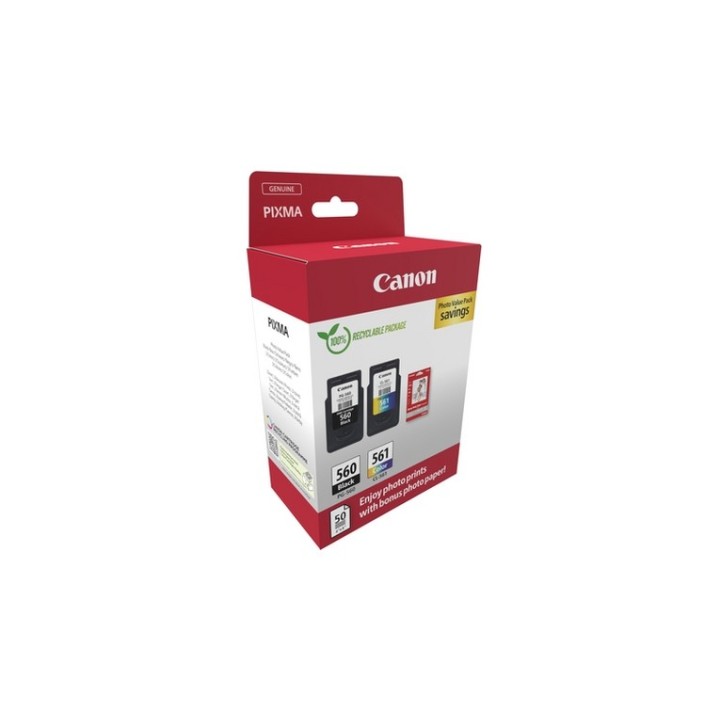 Canon PG-560/CL-561 Photo Value Pack - Lucido - confezione da 2 - nero, colore (