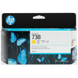 HP 738 - 130 ml - giallo - originale - DesignJet - cartuccia d'inchiostro - per
