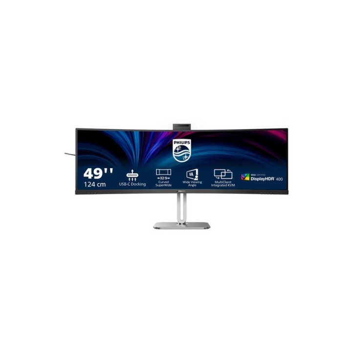 Philips 49B2U5900CH - 5000 Series - monitor a LED - curvato - USB - 49" (48.8" v (49B2U5900CH/00) - PHILIPSMMD