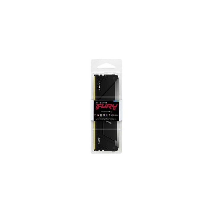 Kingston FURY Beast RGB - DDR4 - modulo - 8 GB - DIMM 288-PIN - 3600 MT/s / PC4- (KF436C17BB2A/8)