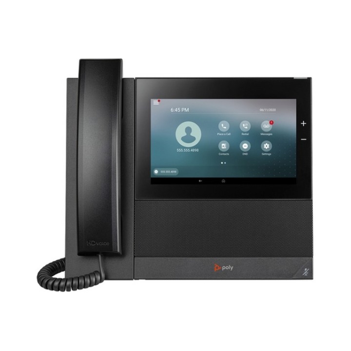 Poly CCX 600 Business Media Phone for Microsoft Teams and PoE-enabled - Replaces (82Z84AA) - HP