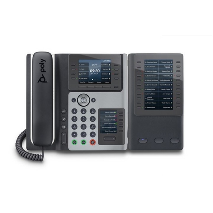 Poly Edge E450 IP Phone and PoE-enabled - Replaces Poly SKU 2200-87030-025 (82M90AA) - HP