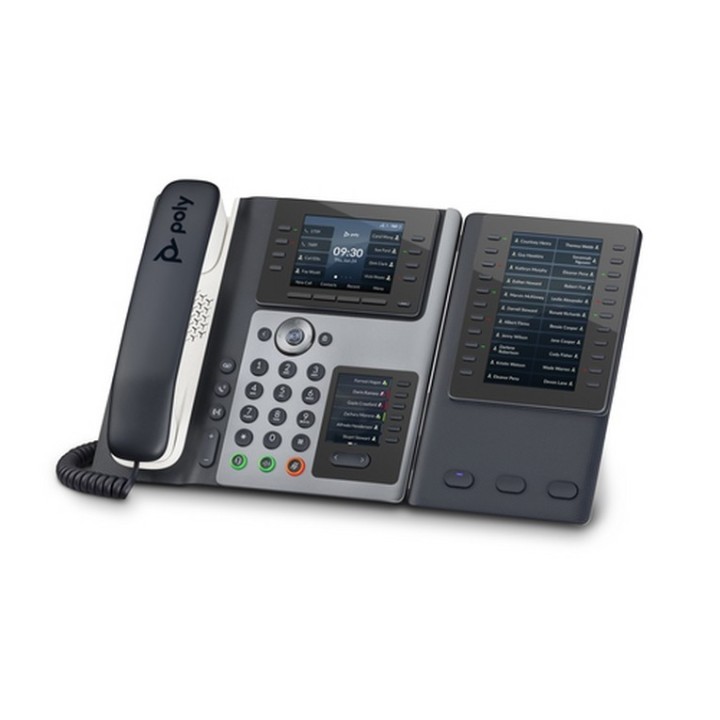 Poly Edge E450 IP Phone and PoE-enabled - Replaces Poly SKU 2200-87030-025 (82M90AA) - HP