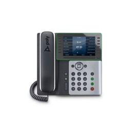 Poly Edge E550 IP Phone and PoE-enabled - Replaces Poly SKU 2200-87050-025