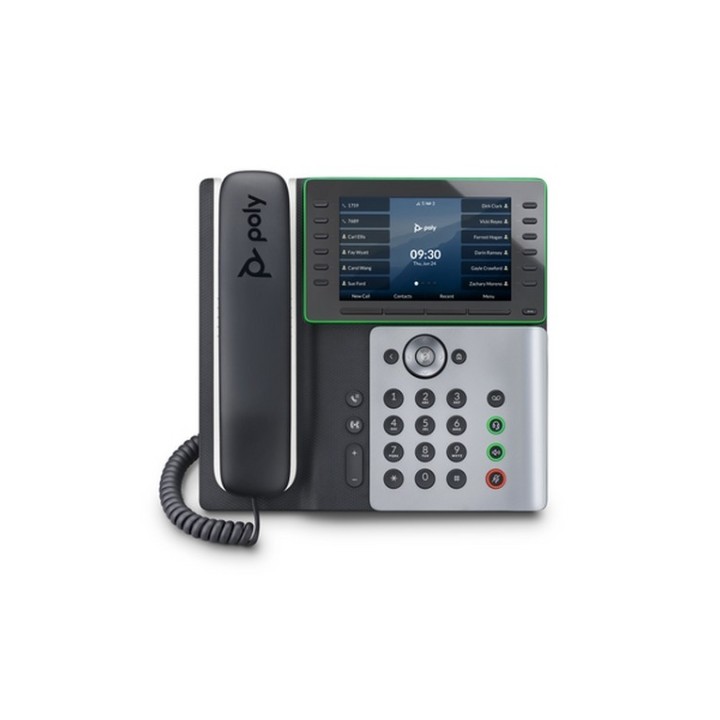Poly Edge E550 IP Phone and PoE-enabled - Replaces Poly SKU 2200-87050-025
