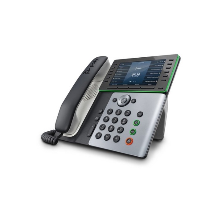 Poly Edge E550 IP Phone and PoE-enabled - Replaces Poly SKU 2200-87050-025