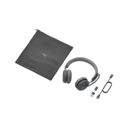 Logitech Zone Wireless 2 UC - Cuffie con microfono - over ear - Bluetooth - senz