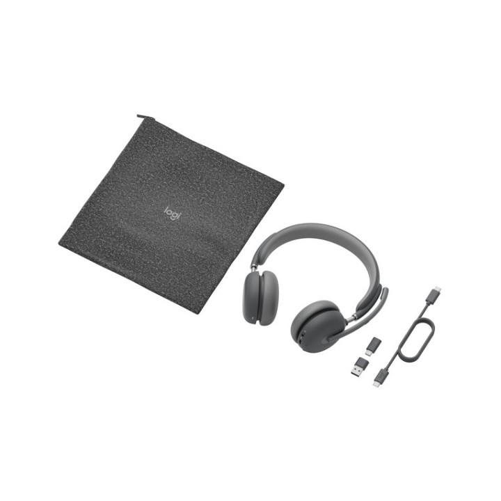 Logitech Zone Wireless 2 UC - Cuffie con microfono - over ear - Bluetooth - senz