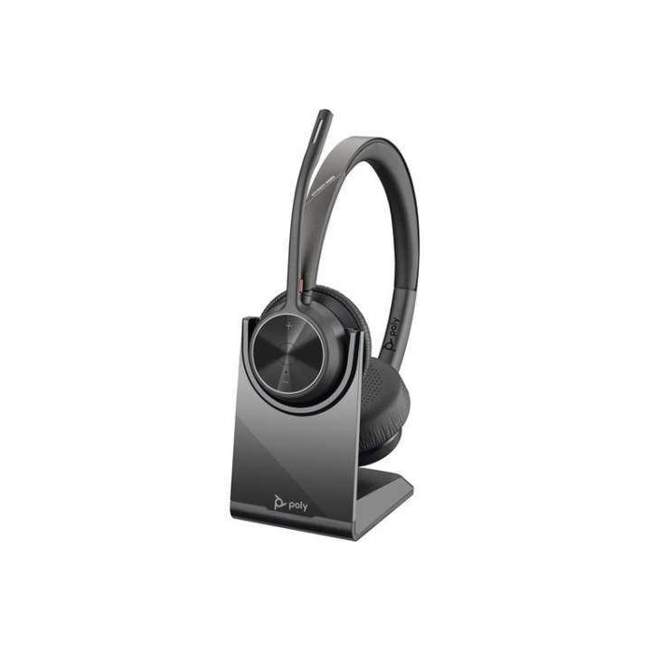 Poly Voyager 4320 UC Stereo USB-A Headset +BT700 USB-A Adapter +Charging Stand - (77Y99AA) - HP