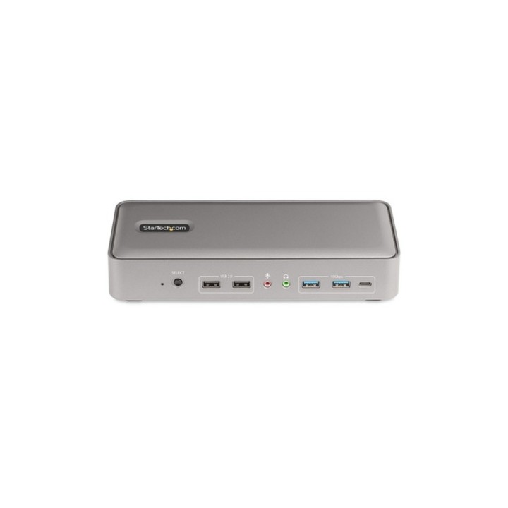 StarTech.com KVM Docking station USB-C per 2 laptop, 2x DisplayPort 4K60 - Docki