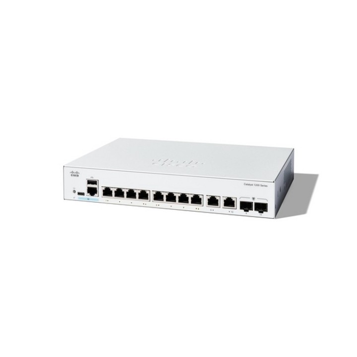 Cisco Catalyst 1200-8T-E-2G - Switch - Ethernet Gigabit - L3 - intelligente - 8