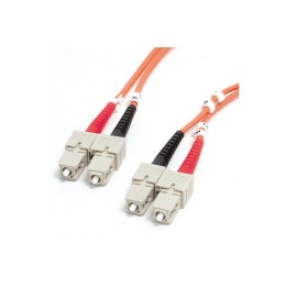 StarTech.com Cavo patch in fibra multimodale SC/SC da 1m, 62,5/125, LSZH - Cavo