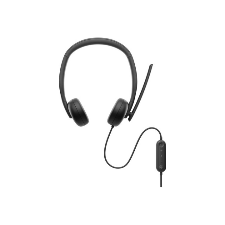 Dell Wired Headset WH3024 - Cuffie con microfono - over ear - cablato - USB-C -