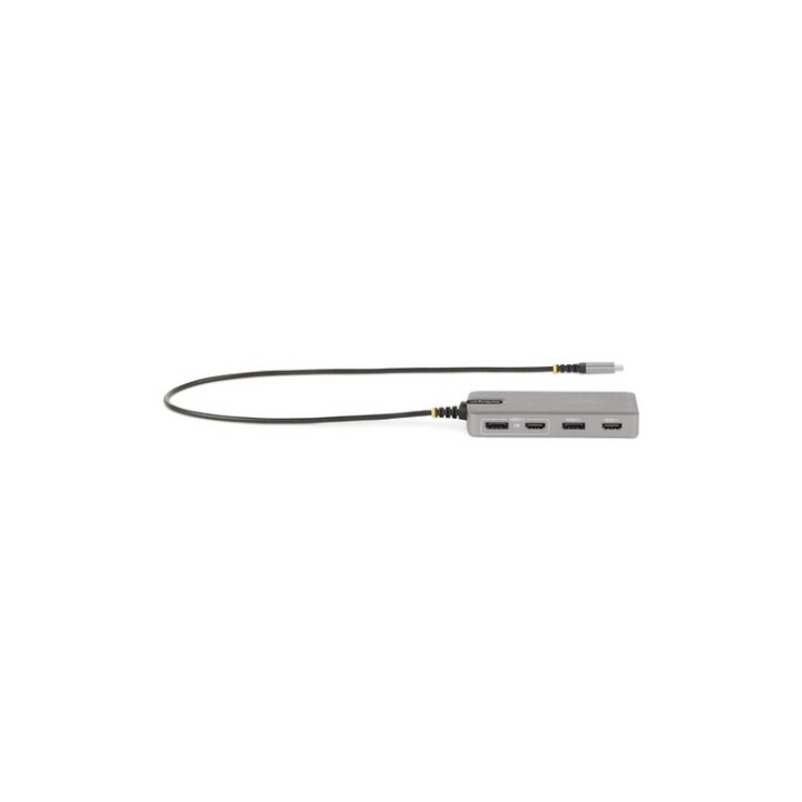 StarTech.com USB-C Triple-Monitor Multiport Adapter, Dual 4K 60Hz + 4k 30Hz HDMI