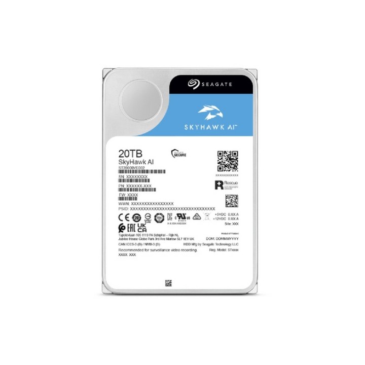 Seagate SkyHawk AI ST24000VE002 - HDD - 24 TB - interno - 3.5" - SATA 6Gb/s - bu