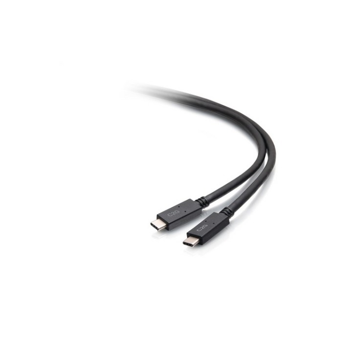 C2G 6ft (1.8m) USB-C Male to USB-C Male Cable (20V 5A) - USB 3.2 Gen 1 (5Gbps) - (C2G28882) - LEGRAND