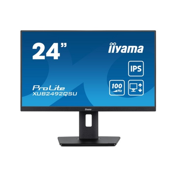 iiyama ProLite XUB2492QSU-B1 - Monitor a LED - 24" - 2560 x 1440 WQHD @ 100 Hz -