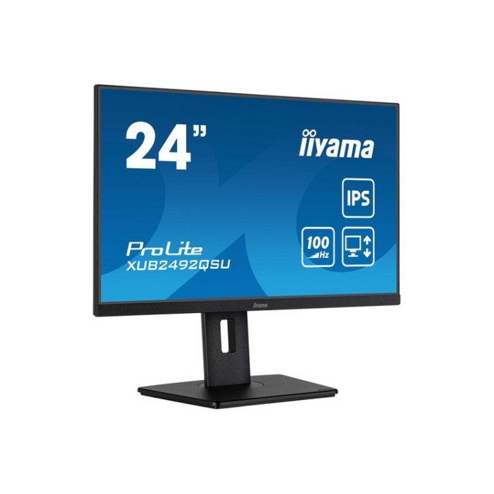 iiyama ProLite XUB2492QSU-B1 - Monitor a LED - 24" - 2560 x 1440 WQHD @ 100 Hz -