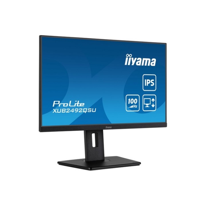 iiyama ProLite XUB2492QSU-B1 - Monitor a LED - 24" - 2560 x 1440 WQHD @ 100 Hz -