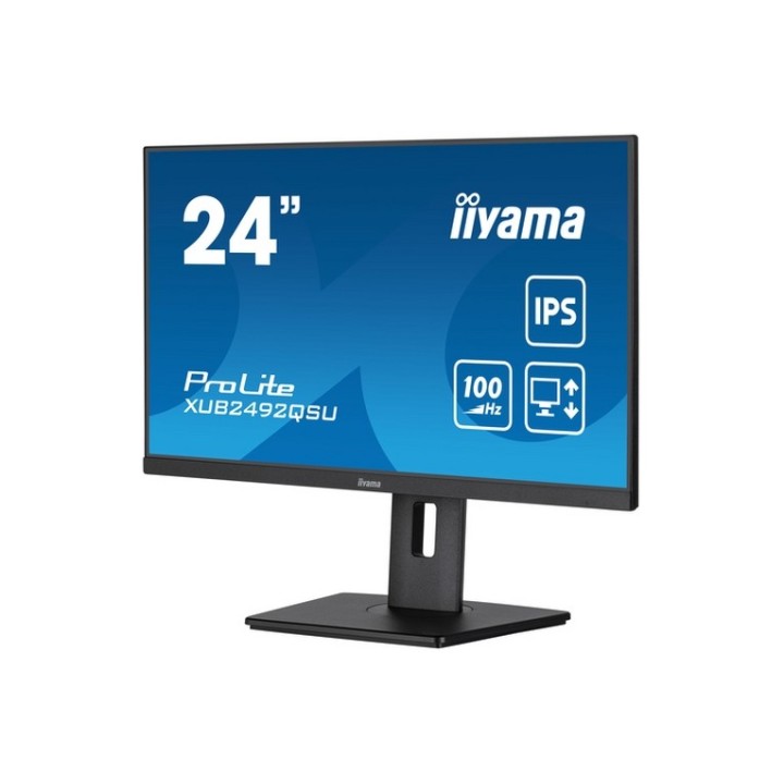 iiyama ProLite XUB2492QSU-B1 - Monitor a LED - 24" - 2560 x 1440 WQHD @ 100 Hz -