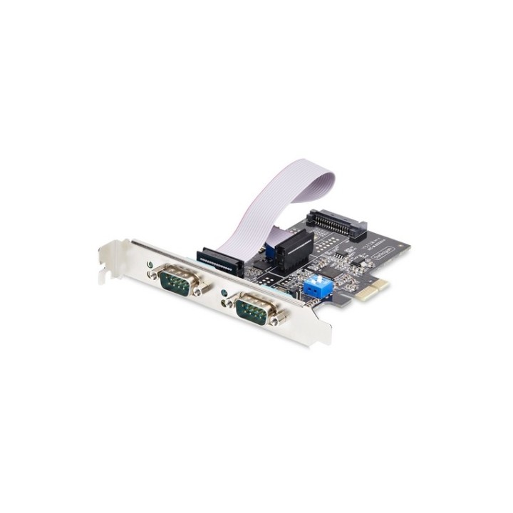 Startech Scheda Seriale PCI Express a 2 porte RS232/RS422/RS485 (DB9) - Scheda s (2S232422485-PC-CARD)