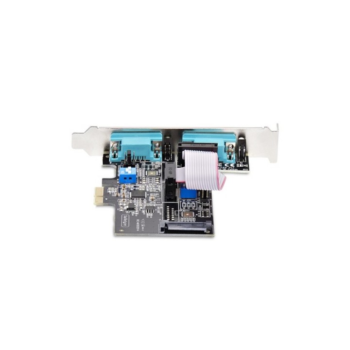 Startech Scheda Seriale PCI Express a 2 porte RS232/RS422/RS485 (DB9) - Scheda s (2S232422485-PC-CARD)