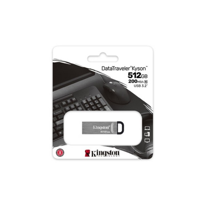 Kingston DataTraveler Kyson - Chiavetta USB - 512 GB - USB 3.2 Gen 1