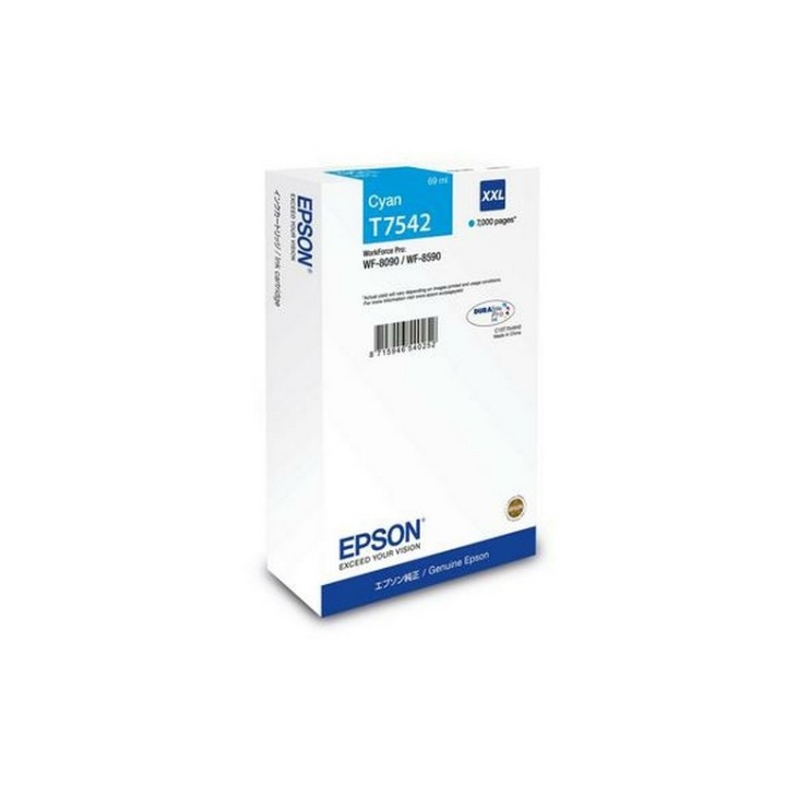 Epson T7542 - 69 ml - misura XXL - ciano - originale - cartuccia d'inchiostro -