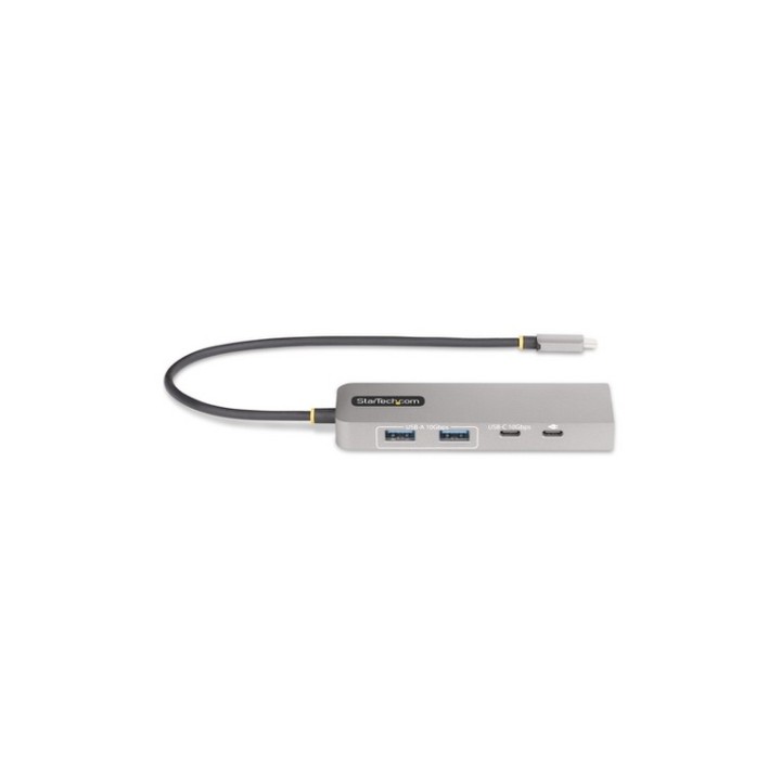 Startech Hub USB-C a 3 porte, Ethernet 2,5 Gbps, 100W PD, 10Gbps - Hub - compatt (10G2A1C25EPD-USB-HUB)