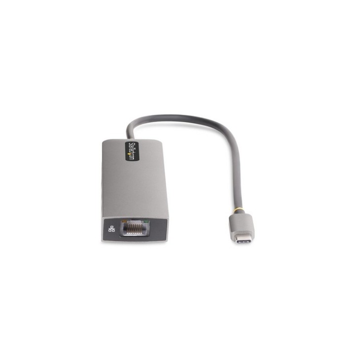 Startech Hub USB-C a 3 porte, Ethernet 2,5 Gbps, 100W PD, 10Gbps - Hub - compatt (10G2A1C25EPD-USB-HUB)