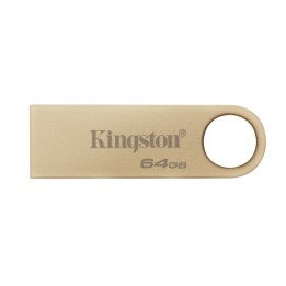 Kingston DataTraveler SE9 G3 - Chiavetta USB - 64 GB - USB 3.2 Gen 1 - oro (DTSE9G3/64GB)