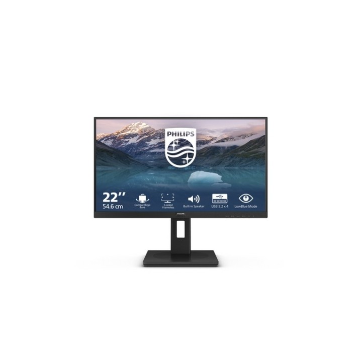 Philips S-line 222S9JML - Monitor a LED - 22" (21.5" visualizzabile) - 1920 x 10