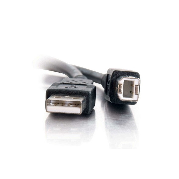 C2G 9.8ft USB A to USB B Cable - USB A to B Cable - USB 2.0 - Black - M/M - Cavo