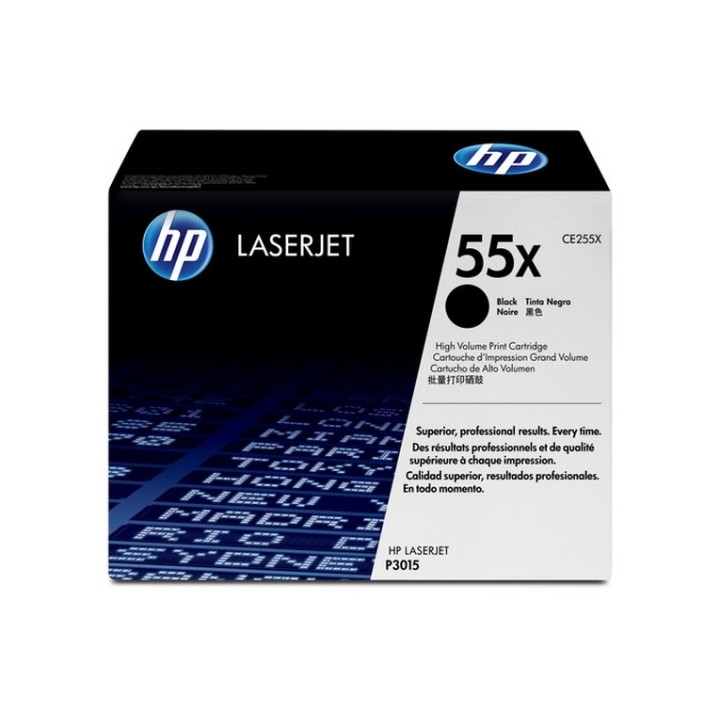HP 55X - Alta resa - nero - originale - LaserJet - cartuccia toner (CE255X) - pe