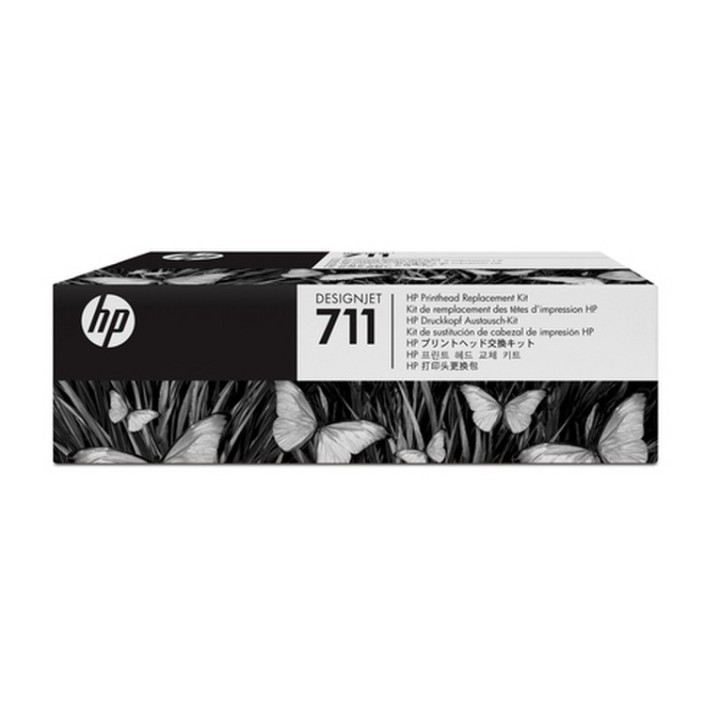 HP 711 - Nero, giallo, ciano, magenta - testina di stampa - per DesignJet T100,