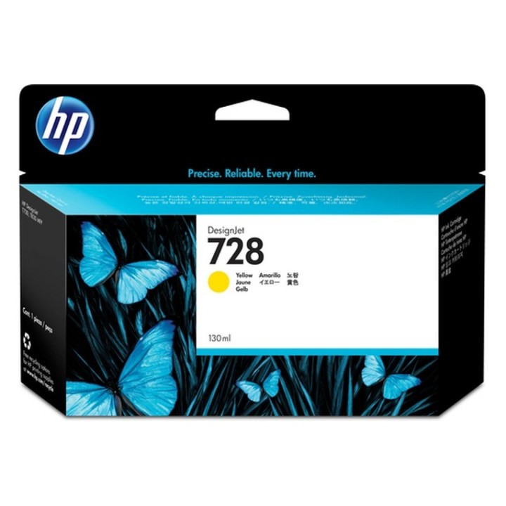 HP 728 - 130 ml - giallo - originale - DesignJet - cartuccia d'inchiostro - per