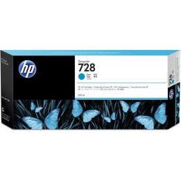 HP 728 - 300 ml - ciano - originale - DesignJet - cartuccia d'inchiostro - per D