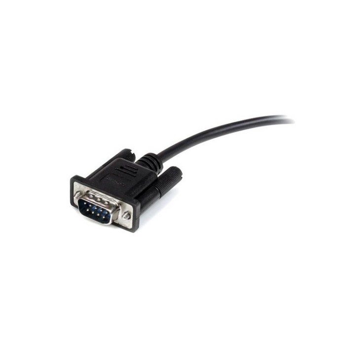 StarTech.com Cavo seriale diretto RS232 DB9 1m nero - M/F - Prolunga seriale - D (MXT1001MBK)