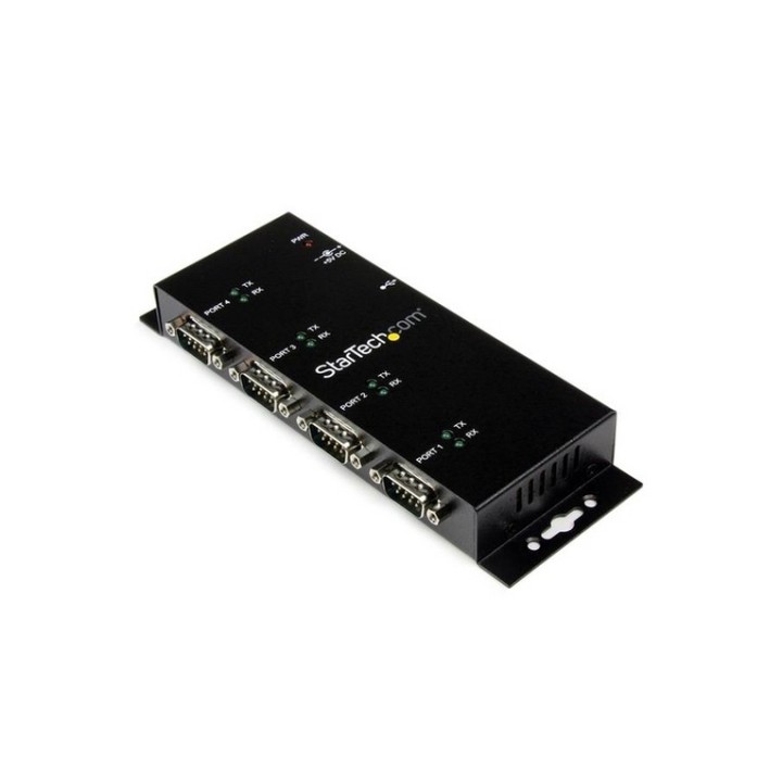 StarTech.com Hub adattatore seriale USB a DB9 RS232 4 porte - Guide DIN industri